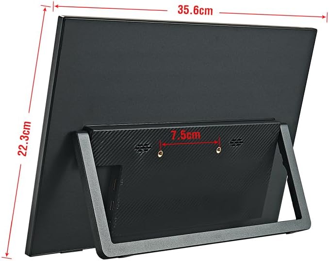 15.6 inch 4K Portable Monitor HDR 16:9 Low Blue Light for Xbox/ PS5/ 4/ Switch/Mobile Phone/Computer/Laptop Expansion