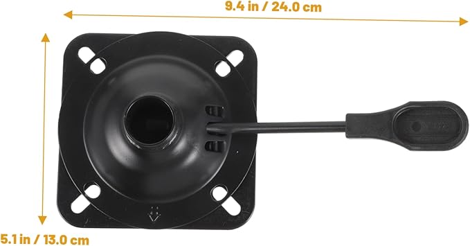 Chair Tilt Control Mechanism Heavy Duty Swivel Base Mount for Office Gaming and Desk Chairs Sturdy Construction Design