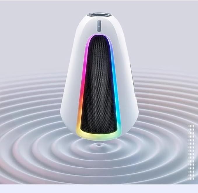 Mode Stereo Desktop Speaker Connection Gaming 3.5mm Interface RGB Home Computer Speaker(D)