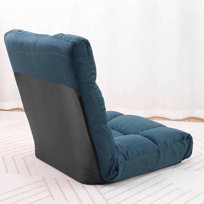 GIZNXBA Floor Chair Adjustable Folding Floor Gaming Chair with 14-Position Back Support Indoor Adjustable Foldable Lazy Sofa Bed Adults for Reading Meditating Watching TV(/Pink)