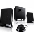 JSEIAJB Desktop Computer Subwoofer Sound Laptop Home 2.1 Desktop Heavy Bass Speaker Computer Sound
