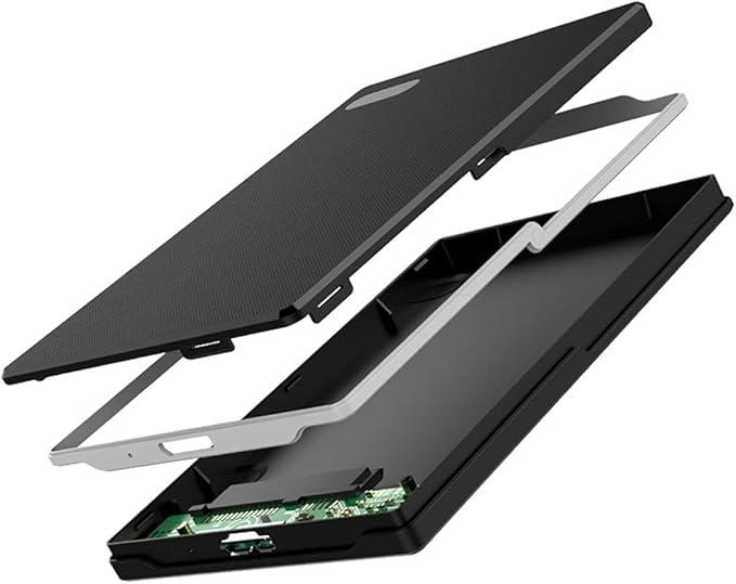 External Hard Drives HDD Case 2.5 Inch USB 3.0 Thin SATA SSD Hard Drive Dock Enclosure High Speed Mobile Hard Box High Speed (Color : A) (B )