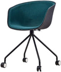 Gaming Chair Case for Dining Chair Study Chair Fabric Balcony Leisure Backrest Handrail Metal for Negotiations (Color : D)