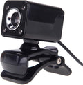 GIZNXBA Webcam with Microphone and Light 480P Streaming Webcam Auto Focus HD Light Correction Noise-Canceling Microphone for Creators Podcasters Meetings(Black)