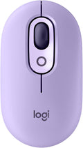 Logitech POP Mouse Wireless Mouse with Customizable Emojis SilentTouch Technology Precision/Speed Scroll Compact Design Bluetooth Multi-Device OS Compatible - Cosmos