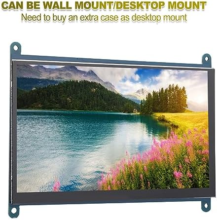 ASHATA 7 Inch Capacitive Touchscreen Monitor 1024X600 LCD Display Screen Support 5 Point Touch Portable Monitor for for System Drive