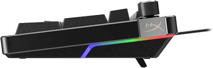 HyperX Alloy Rise – Hot-Swappable Mechanical Gaming Keyboard PC Ambient Light Sensor Gasket Mounted HyperX Linear Switches