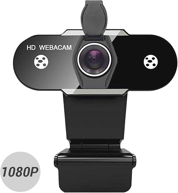 Web Camera USB HD Webcam Cover 1080P 2K Web Camera with Microphone for PC Computer Camera for Video Web Cam for Streaming for Gaming Video Calling Recording (Color : 1080P)