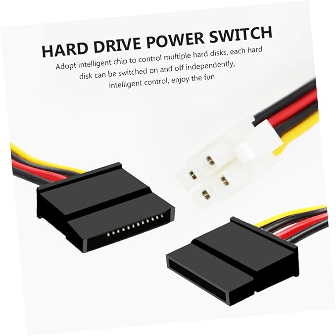 Housoutil Hard Drive Power Control for Desktop Port Optical Bay Hub Intelligent Chip Individual Disk Management Stable Power Output Data Ssd Support