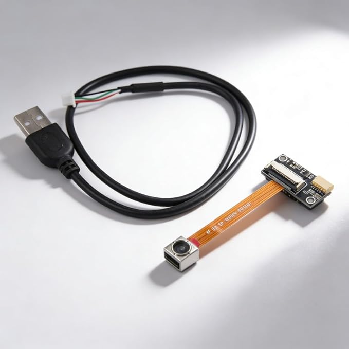 USB Camera Module 5MP Auto Focus 76° Wide Angle USB 2.0 Interface Compatible with Multiple Systems - High Definition OV5693 Sensor Plug and Play Security Monitoring
