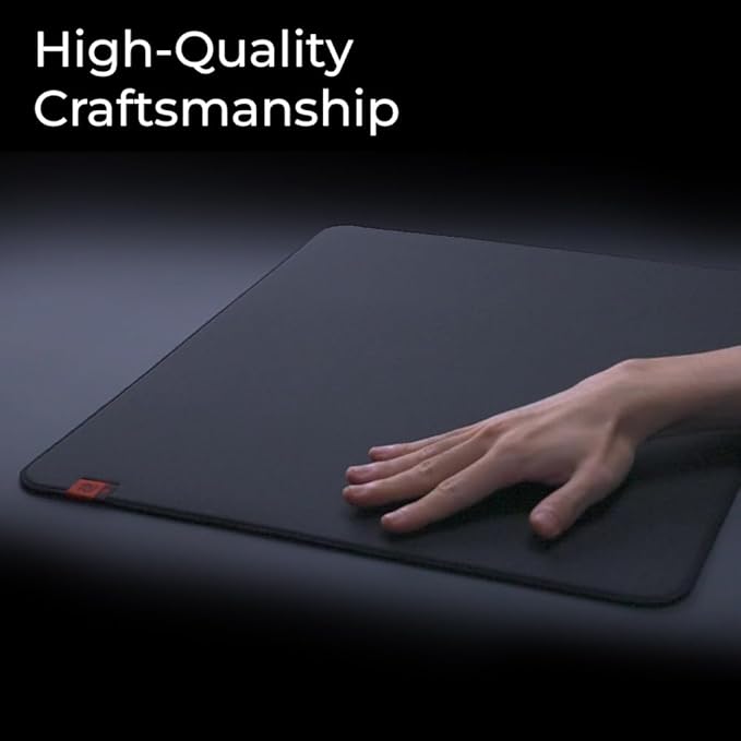 BenQ Zowie G-SR III | Large Esports Mousepad with Moisture Resistance Controlled Glide Dense and Soft Rubber Base Stitched Edges Non-Slip Base