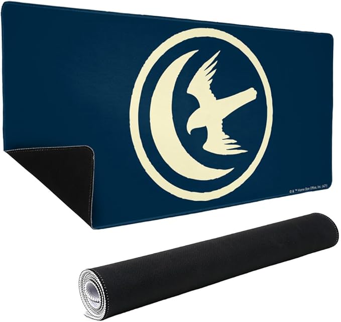 Game of Thrones Arryn Sigil Large Gaming Mouse Pad Desk Mat with Stitched Edges Non-Slip Base for Gamer Home and Office 31.5 x 15.7