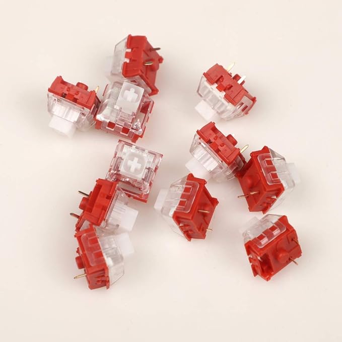 Kailh Pro Box Red 35g SMD RGB MX Switch Dustproof Switch for Mechanical Gaming Keyboard IP56 Waterproof (90 pcs)