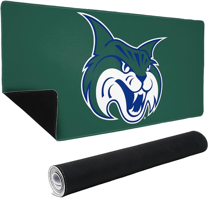 Georgia College GCSU Bobcats Primary Logo Large Gaming Mouse Pad Desk Mat with Stitched Edges Non-Slip Base for Gamer Home and Office 31.5 x 15.7