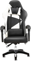 Office Chair E-Sports Chair Ergonomic Video Game Chair Reclining Office Chair Lift Swivel Chair Computer Chair Office Desk Chair (Color : Black White) Needed