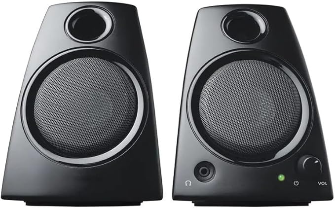 JSEIAJB PC Speakers Stereo Sound Strong Bass 3.5mm Audio Input Volume Controls Speakers for Computer/TV/Smartphone