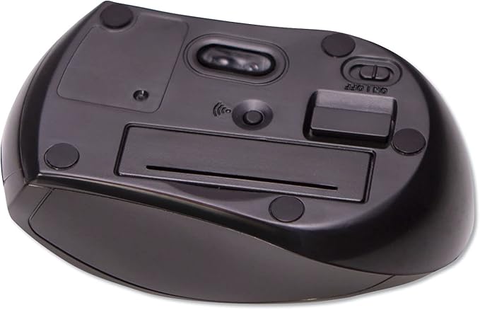 Innovera IVR62500 2.4 GHz Frequency 26 ft. Wireless Range Right Hand Use Hyper-Fast Scrolling Mouse - Black