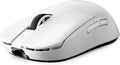 MCHOSE L7 Ultra+ Wireless Gaming Mouse Ultra-Lightweight Ergonomic Mouse with 42K DPI PAW3950 Optical Switch 20000 FPS Dual 8K Polling and 7 Programmable Buttons 3-Mode Connect PC/Mac - White