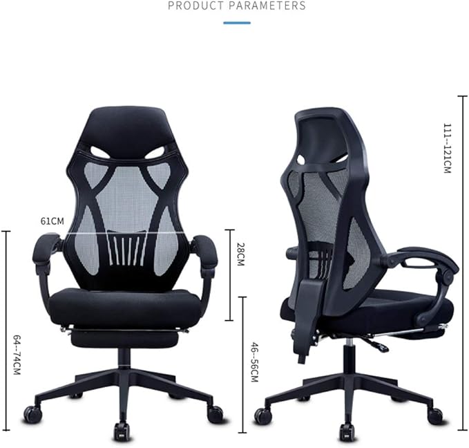 Office Chair Gaming Chair Computer Chair Office Gaming Chair PVC Household Armchair Lift and Swivel Function Ergonomic Office Computer Chair Gamer Chairs