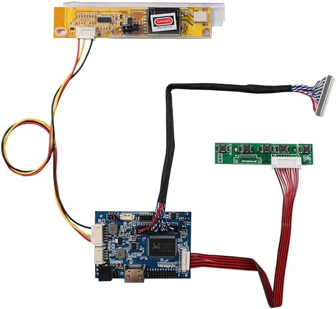 VSDISPLAY Audio LCD Controller Board Work for 14.1 15.4 Inch 1280x800 B154EW01 B154EW02 LP154W01 LTN154AT07 LTN154X3-L01 LP154WX4 LTN140W2-L01 LVDS 30 Pin Interface 1CCFL Backlight LCD Screen