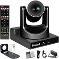PTZ Camera Gen 5 30X Optical Zoom Auto AI Tracking HDMI 3G-SDI USB IP Streaming 0.5 Lux for Church Live Streaming YouTube Facebook Events vMix OBS Wirecast. TEM-30S PRO
