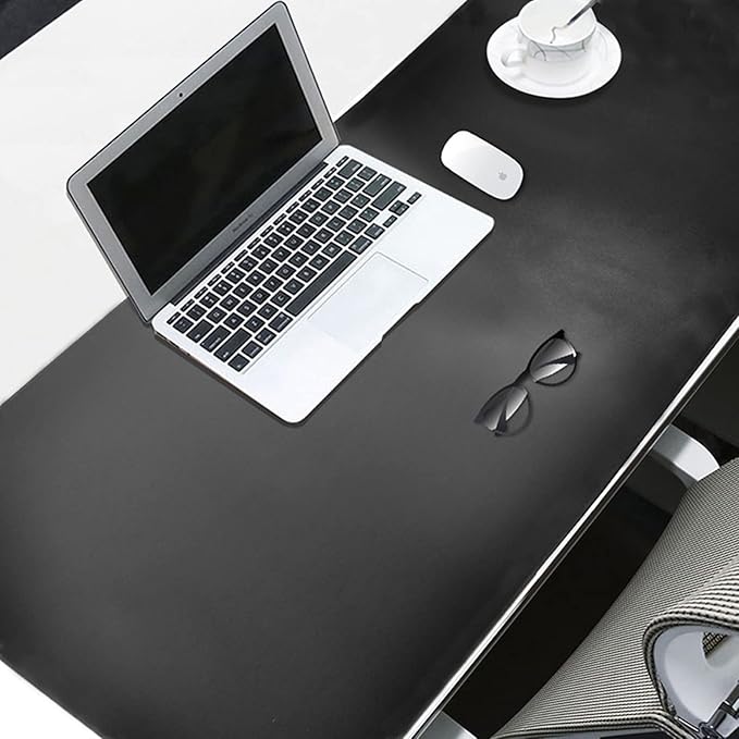 [55 x 27] Extra-Large Mouse Pads Gaming mat - Enhance Gaming Experience with The Massive Battle mat Waterproof Easy-Clean and Lint-Free Desk mat Perfect for PC Game Tables (Black 3XL)