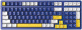 Wireless Mechanical Keyboard Triple Mode 2.4G/USB-C/BT Gaming Keyboards 100 Keys Ice-Blue Backlit Brown Switch Keyboard | Rechargeable Mechanical Gaming Keyboards | Blue/White/Yellow