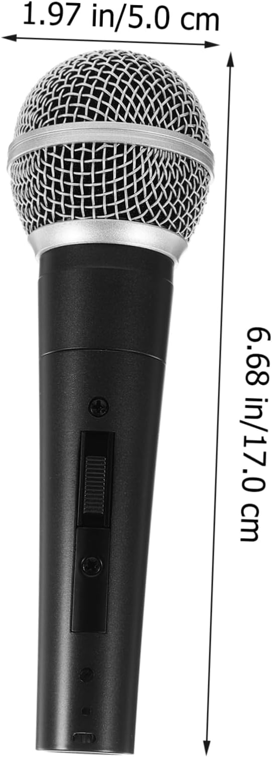 Kisangel Professional Dynamic Wired Vocal Mic for KTV and Stage Performance Handheld Microphone with Cable and Clip