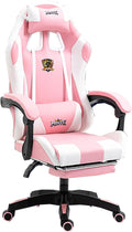 Gaming Chair with Footrest E-Sports Chair Live Broadcast Home Fashionable Reclining Lift Office Computer Dormitory Swivel Chair Ergonomic Racing Game Chair Latex Back Cushion Easy to Install