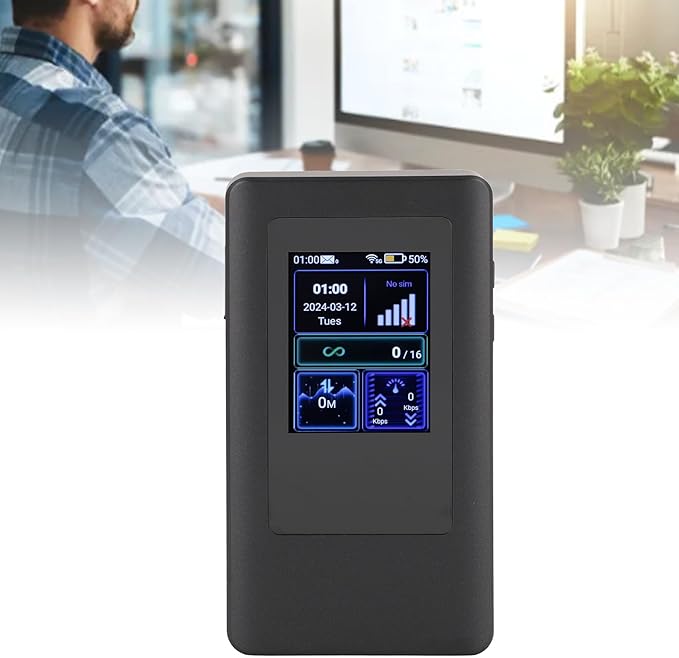 5G Mobile Hotspot Gigabit Dual Band Portable Mobile Hotspot for Travel 5G High Speed Hotspot Router Support 16 Devices for Travel Business