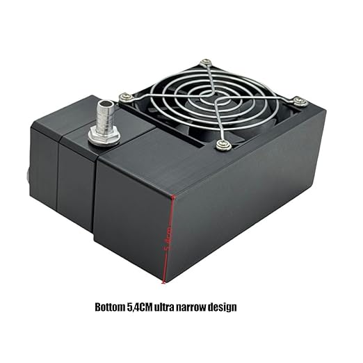 Miniature Water Cooling Set for Laptops Mobile Devices Efficient Heat Reduction Quiet Operating Easy Install Liquid Cooled