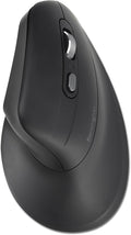 Kensington MY630 EQ Wireless Rechargeable Mouse Ergonomic Vertical Design Bluetooth LE 2.4GHz Black (K72484NA)