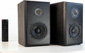 Bluetooth Computer Speakers for Record Player DC Powered Studio Speaker for TV with AMT Tweeter and Optical/RCA/BT/HDMI(ARC) Inputs Black