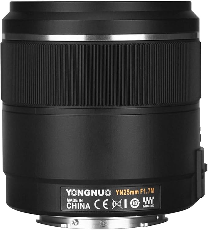 YONGNUO YN433 II 4K Live Streaming Camera w/ 25mm F1.7 Lens Interchangeable M43 Micro Four Thirds Support Android System for Panasonic LUMIX Professional Camera Lens