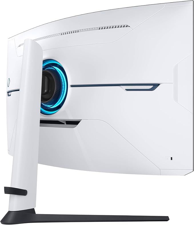 Samsung 32 Odyssey Neo G8 (G85NB) 4K UHD 240Hz 1ms G-Sync 1000R Curved Gaming Monitor Quantum HDR2000 AMD FreeSync Premium Pro Matte Display DisplayPort Black &amp White LS32BG852NNXGO