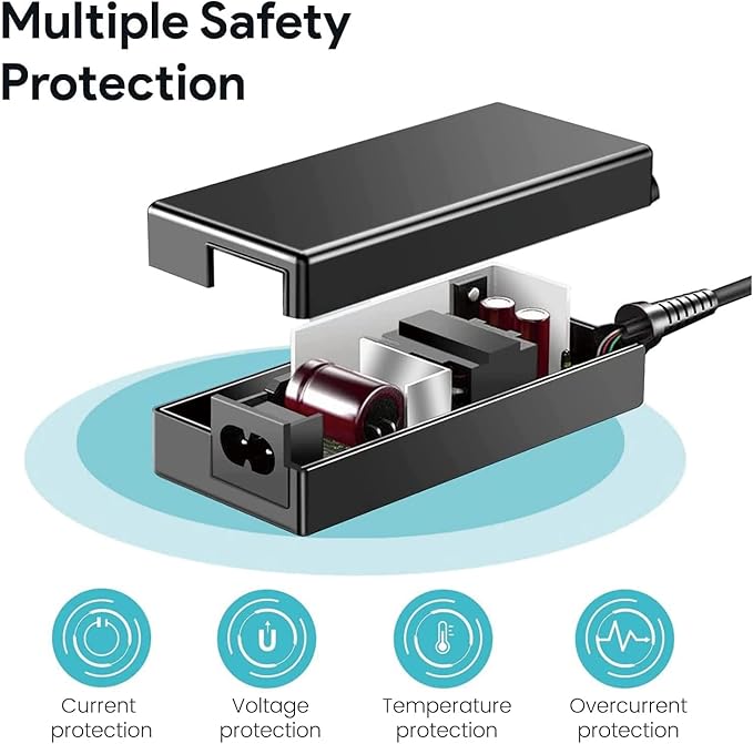 Guy-Tech AC DC Adapter Compatible with LG E2381VR-BN 23 Widescreen Full HD LED Monitor E2060S E2060T E2060S-PN E2060T-PN LED LCD Monitor Flatron E2050T E2050T-PN LED LCD Monitor Power Supply Cord