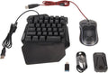 Diydeg One Handed RGB Gaming Keyboard and Combo for Master Pro for 4 for Half Hand Keyboard Converter Combo Wired Keypad Adapter Set Mobile Game Converter