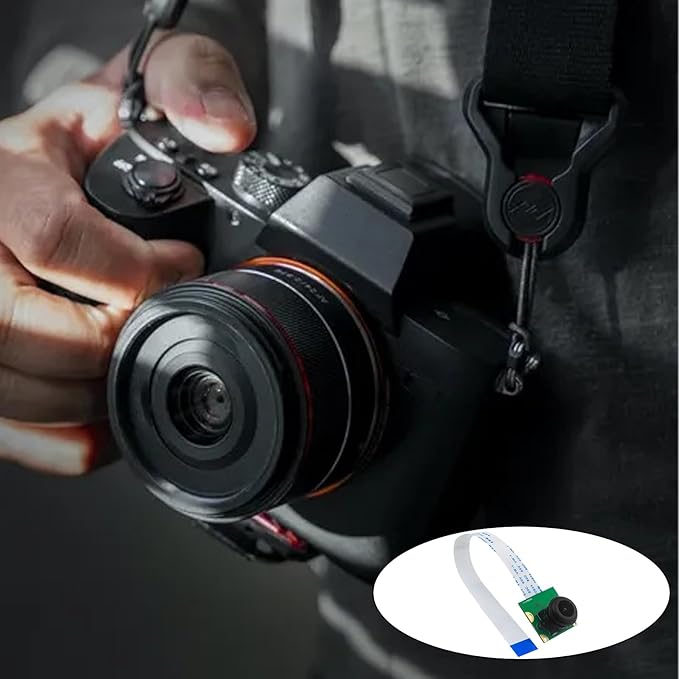 Cameras ModuleHighly Definition 8MP Camera Module 77/130/200 Degree Camera Module for RPi 5 Webcam IMX219 with Ribbon Cable Webcam（B#2