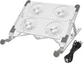 Cooling Pad Stand for Desk Height Cooling Rack with Slip Design Compatible with Various Stable Support