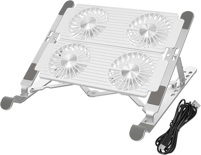 Cooling Pad Stand for Desk Height Cooling Rack with Slip Design Compatible with Various Stable Support