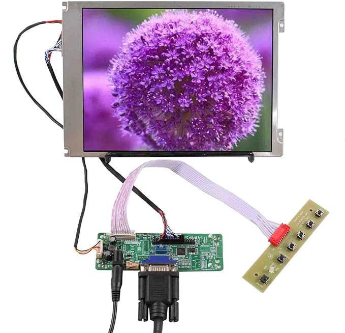 8.4 inch G084SN05 V9 450nit 800x600 4:3 TFT LCD Screen and VGA Controller Board 20 pins RT2270C-806