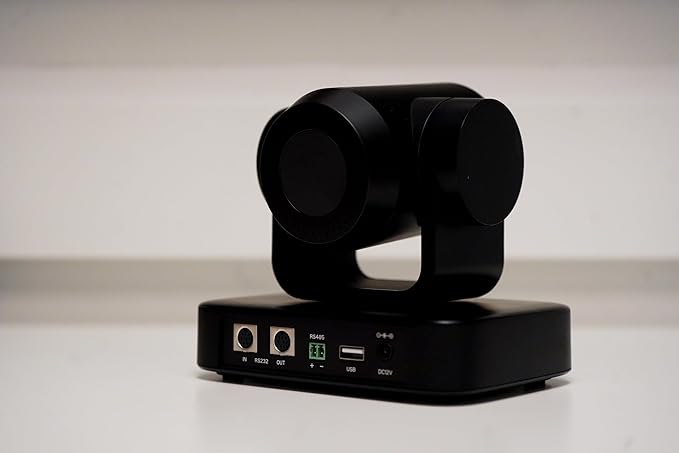 Boom MIDI PTZ Camera 1080p Full HD 20X Zoom USB UVC Plug &amp Play VISCA Pelco PTZ Control (RS232/RS485) 10 Presets Remote Dual Stream H.265/H.264 77° FOV for Teams Zoom Conference Rooms