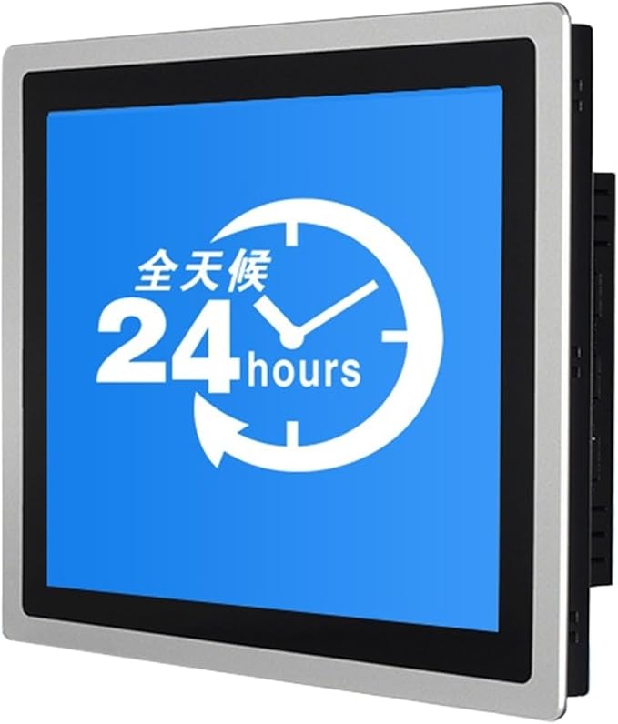 1pc 10.4 Industrial Computer Monitor 10 Inch Capacitive Touch Screen 1024 * 768 with VGA/DVI/HDMI/USB Interface Mini PC Screen(VGA)
