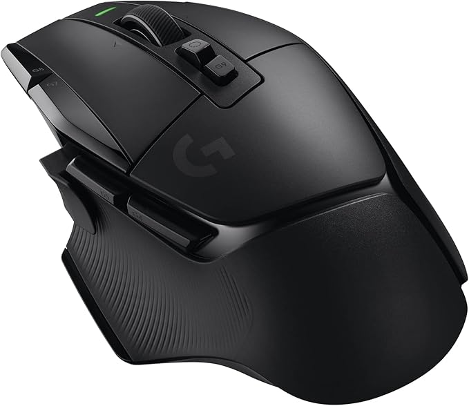 Logitech G502 X Lightspeed Wireless Gaming Mouse - LIGHTFORCE Hybrid Optical-Mechanical switches Hero 25K Gaming Sensor Compatible with PC - macOS/Windows - Black (Renewed)