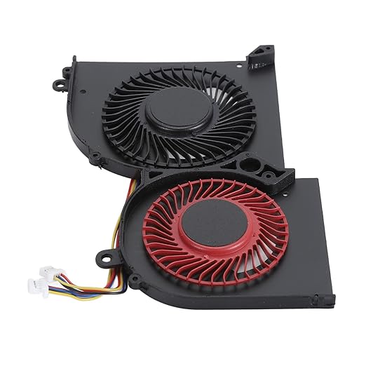 Cooling Fan Laptop Cooler Fan Replacement Compact Aluminum Quiet 4 Pin Power Connector for MS 16Q5 for P65 (GPU)