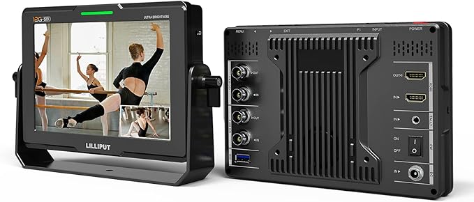 LILLIPUT 7 Q7-12G 7inch 2000nits 12G-SDI Ultra Brightness On-Camera Monitor-12G-SDI x 2 HDMI 2.0 x 1 Tally Output 12G-SDI x 2 HDMI 2.0 x 1 HDR 3D-LUT Waveform Level Meter Vector Scope