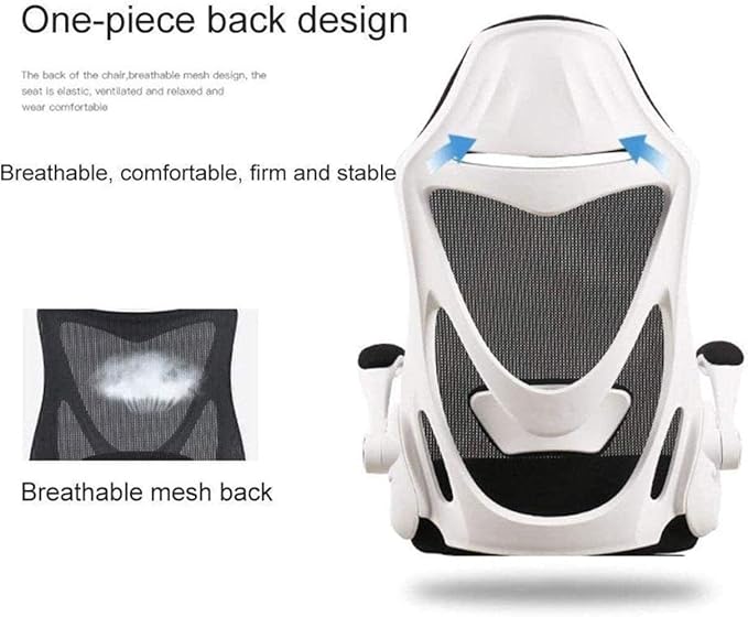 Office Chair Gaming Chair Computer Chair Ergonomic Office Desk Chair with Adjustable Armrest Lumbar Support Headrest and Breathable Skin Friendly Mesh (Color : Svart)