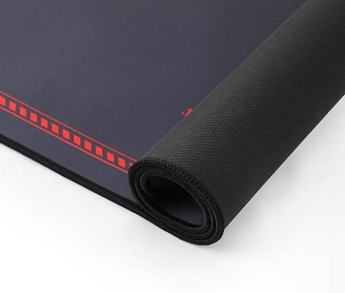 Mouse pad - Evangelion-Inspired Mystic Symbol Design Large 35.4x15.7 Stitched Edges Non-Slip Waterproof Anime Philosophy Desk Mat