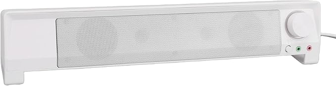 SUNGOOYUE USB Computer Speaker Dual High Power Speakers with DSP Bass Technology for Desktop PC and Smart Devices 3.5mm USB Sound Input Space Saving Minimalist Design