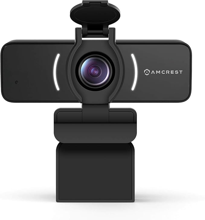Amcrest 1080P Webcam with Microphone &amp Privacy Cover Web Cam USB Camera Computer HD Streaming Webcam for PC Desktop &amp Laptop w/Mic Wide Angle Lens &amp Large Sensor for Superior Low Light